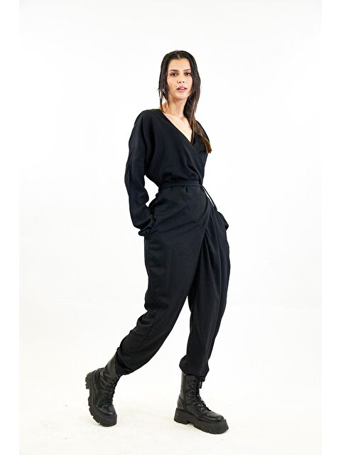 Catz Clothes Kadın Tulum Siyah Belmando Mono Tulum - S000119502-19351