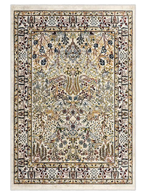 Homefesto Dekoratif Özel Tasarım Yıkanabilir İnce Kaymaz Tabanlı Modern Halı KECE FR06 - S000354663-19966