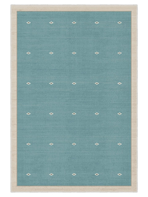 Homefesto Dekoratif Özel Tasarım Yıkanabilir İnce Kaymaz Tabanlı Modern Halı KECE FR39 - S000354322-17234