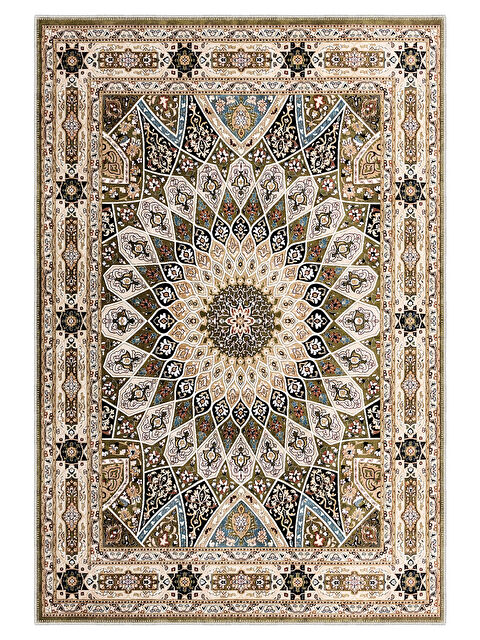 Homefesto Dekoratif Özel Tasarım Yıkanabilir İnce Kaymaz Tabanlı Modern Halı KECE FR05 - S000354827-19413