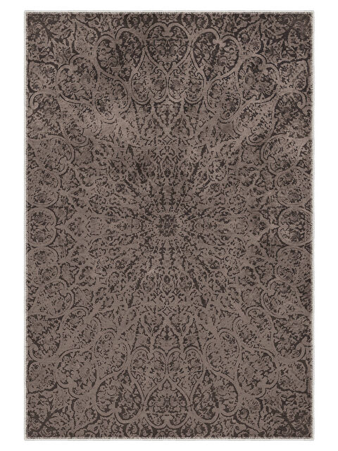 Homefesto Dekoratif Özel Tasarım Yıkanabilir İnce Kaymaz Tabanlı Modern Halı KECE FR01 - S000354867-19413