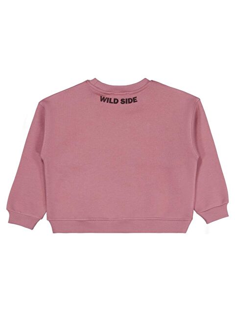 Civil Girls Papatya Nakışlı 6-9 Yaş Sweatshirt - Pembe 8-9 Yaş - S000487261-20028