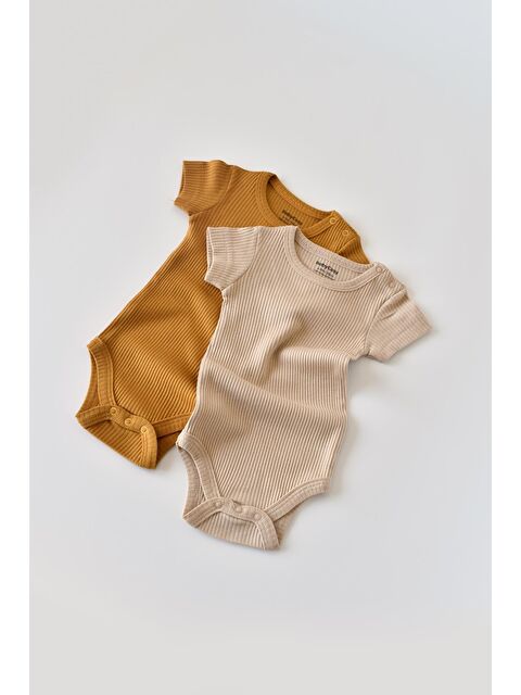 BabyCosy Organic  Modal 2 Li Kısa Kollu Badi - S000103902-20074