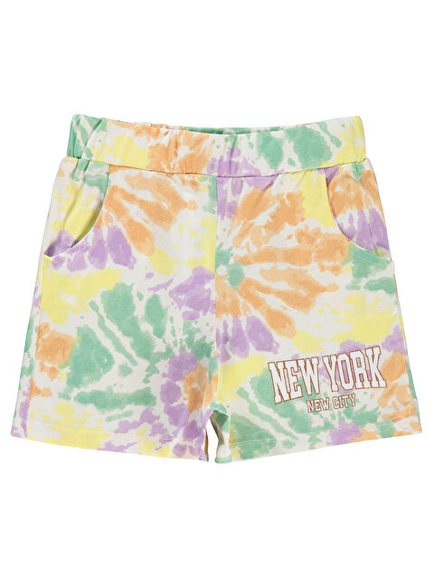 Civil Grils Kız Çocuk Şort 6-9 Yaş Lila