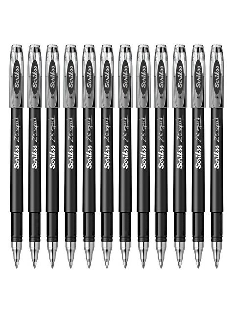 Scrikss Speed Gel Tükenmez Kalem 0.5 Siyah 12 Li - S000079528-19351