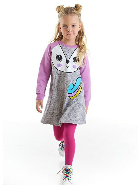 Denokids Fox Kız Çocuk Elbise - S000009173-23173