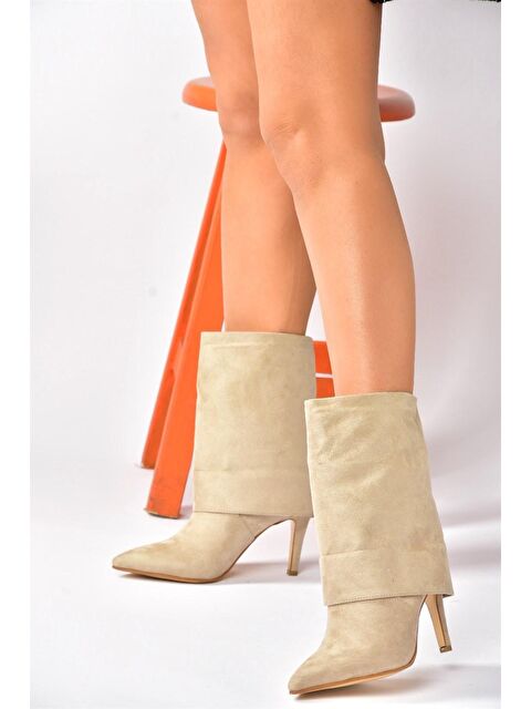 Fox Shoes N5725609 Bej Kadın Bot - S000054528-19928