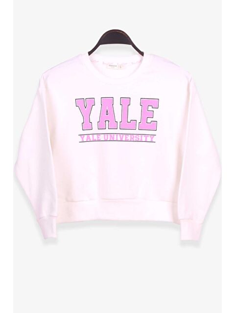 Breeze Kız Çocuk Sweatshirt Baskılı Ekru (8-14 Yaş) - S000022723-19965