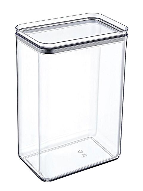 Nandy Home 2'Li Maxi Boy Kürek Hediyeli Dikdörtgen Silikon Conta Kapaklı Un - Şeker Kabı 4 Lt - S000013148-23173