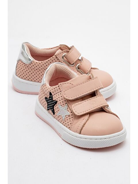 Mnpc Kız Çocuk Pudra Hakiki Deri Anatomik Günlük Ayakkabı - S000197575-7152