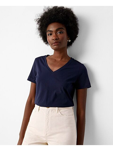 Süperlife Kadın V Yaka Tshirt SPR24TSK45 - S000193617-21164