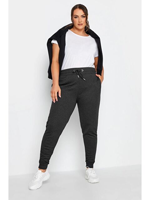 Stil Diva Büyük Beden Beli Büzgülü Paçası Lastikli Cepli Jogger Eşofman Altı 143586 - S000065343-29666