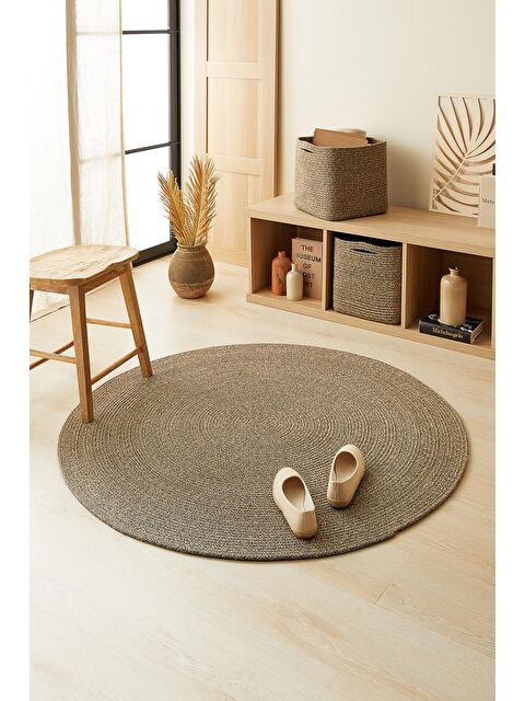 Ocean Home Textile Yuvarlak Jüt Halı Kilim 120 cm - S000091906-19351