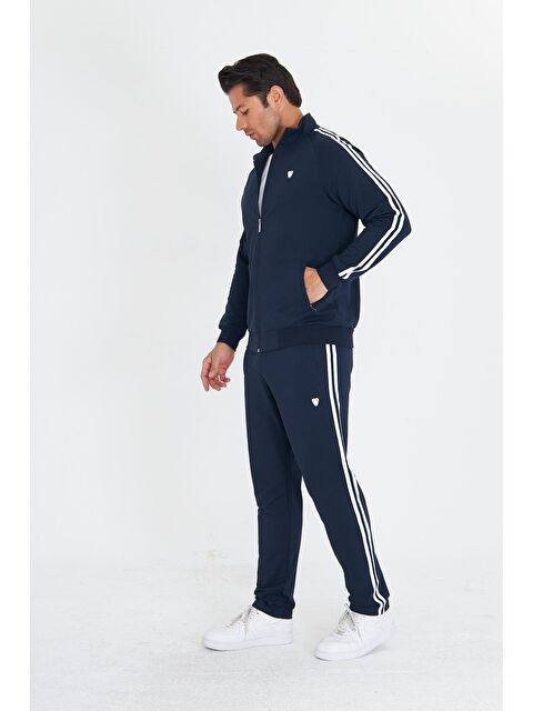 TRENDHILL Erkek Pamuklu Eşofman Takımı Lacivert 201550-L - S000504066-21164