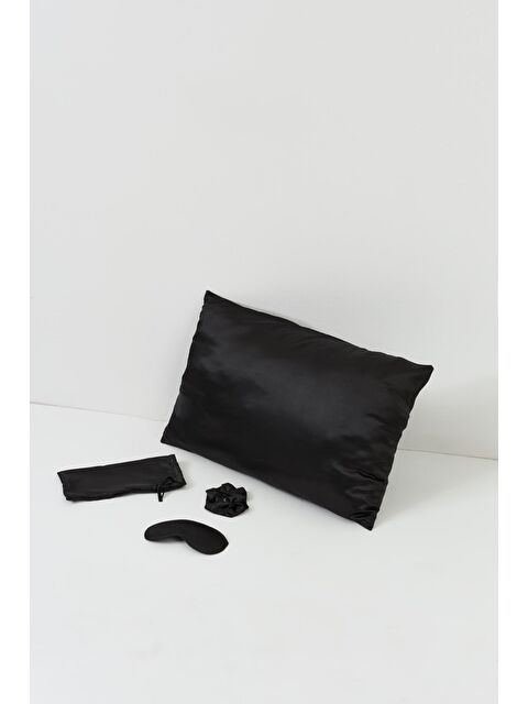 For You Home 5'li Uyku Gözlüklü Siyah Yastık kılıfı Seti - S000027133-19351