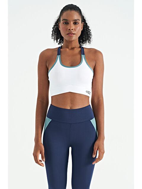 Tommylife Beyaz Sırt Detaylı Askılı Dar Kalıp Kadın Büstiyer - 97254 - S000033480-20063