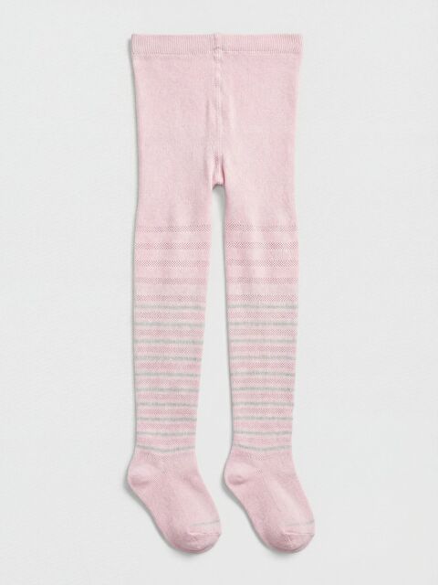 Civil Girls Fileli 3-11 Yas Kız Külotlu Çorap - Pembe 9-10 Yaş