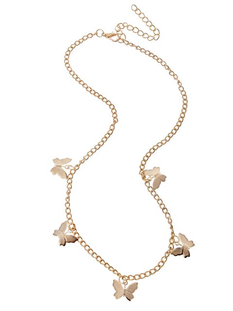 Pelin Aksesuar Kelebekli Zincir Kolye - S000052489-23173