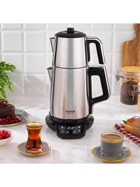 SCHAFER Teaform Plus Dijital Paslanmaz Çay Makinesi - S000487323-18105