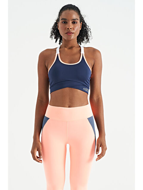 Tommylife İndigo Sırt Detaylı Askılı Dar Kalıp Kadın Büstiyer - 97254 - S000033480-23093