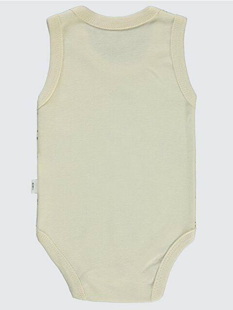 Civil Baby Ayıcık Empirme Baskılı Sfr.Kol1-36 Ay Çıtçıtlı Badi - Bej 3-6 Ay - S000203556-19928