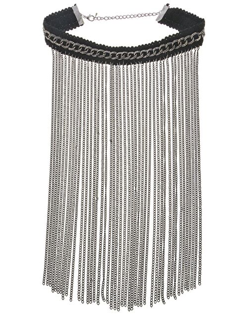 Pelin Aksesuar Siyah Uzun Zincirli Kolye - S000052501-23173