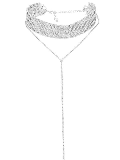 Pelin Aksesuar Taşlı Choker Kolye - S000052500-23173
