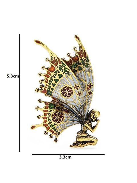 Pelin Aksesuar Kelebek Kanatlı Kız Broş - S000052527-23173