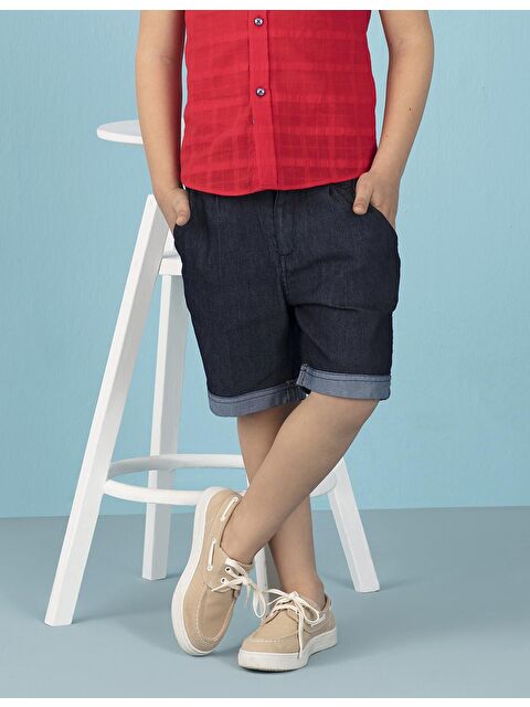 Ollie&Olla Duble Paça Erkek Çocuk Denim Şort - S000008816-21164