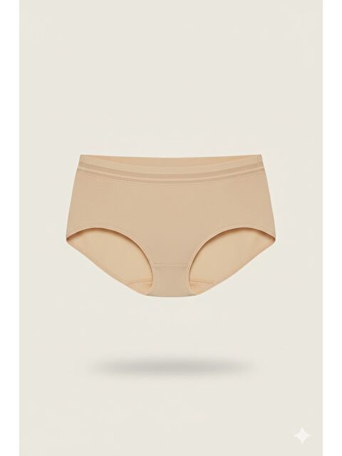 C&City C17025 Dikişsiz Düşük Bel İnce Slip Korse Ten - S000222286-26407