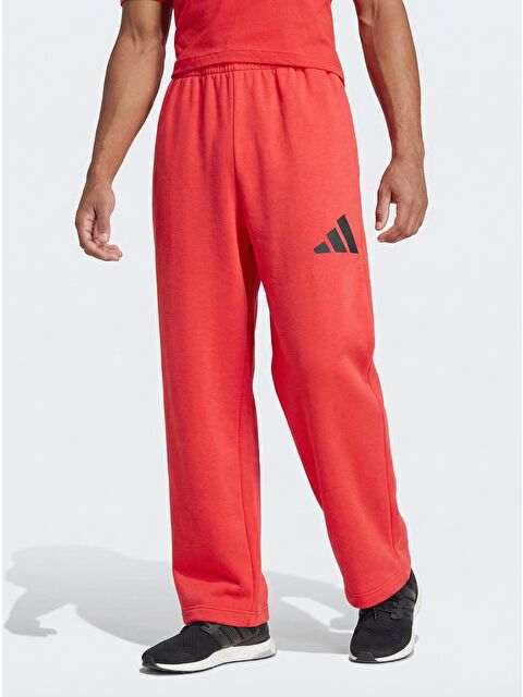 Adidas Wide Pant Ft Erkek Kırmızı Eşofman Altı