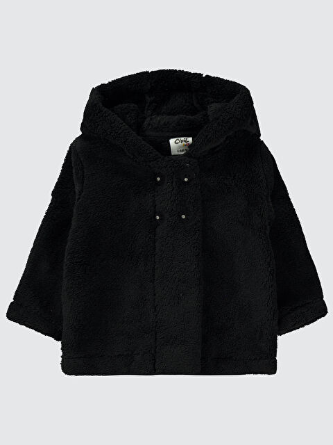 Civil Bebek Kapüşonlu Hırka 6 18 Ay Siyah - S000284361-19351