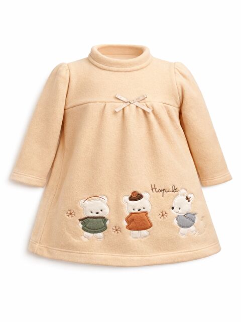 Modanino Kız Bebek Pelüş Elbise 6-24 Ay 12471 - S000494623-37397