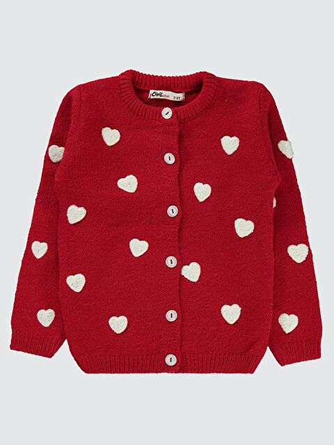 Civil Kız Çocuk Hırka 2-5 Yaş Kırmızı - S000284696-20045