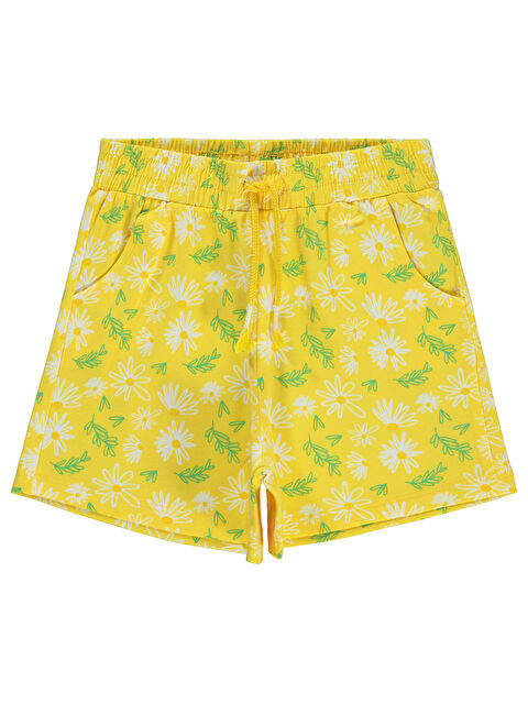 Civil Girls Kız Çocuk Şort 6-9 Yaş Ananas