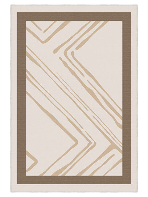 Homefesto Modern Dekoratif Yıkanabilir Kaymaz Taban Halı – İnce, Yumuşak Salon Halısı, Mutfak Halısı ve Yolluk - S000442044-19928