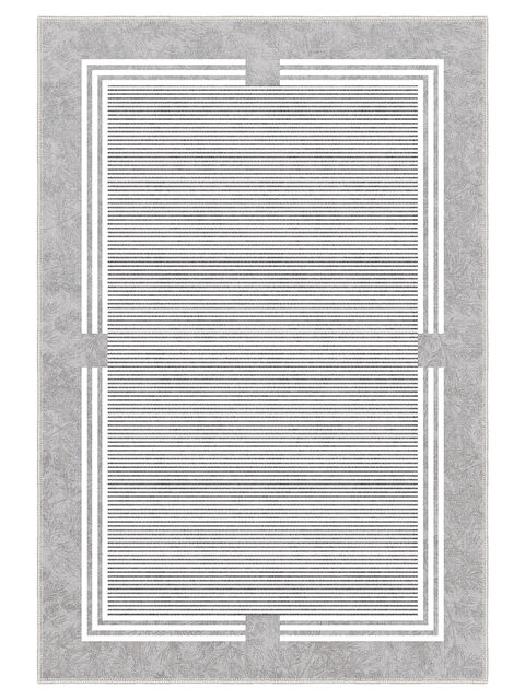 Homefesto Modern Dekoratif Yıkanabilir Kaymaz Taban Halı – İnce, Yumuşak Salon Halısı, Mutfak Halısı ve Yolluk - S000442056-20600