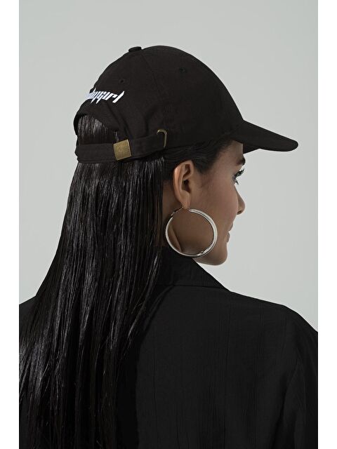 For You Moda Arkası Babygirl Nakışlı Siperli Beyzbol Siyah Şapka - S000017857-19351