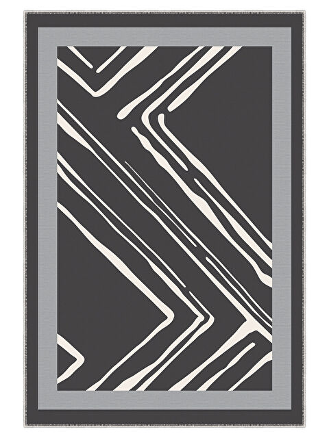 Homefesto Modern Dekoratif Yıkanabilir Kaymaz Taban Halı – İnce, Yumuşak Salon Halısı, Mutfak Halısı ve Yolluk - S000442102-20600