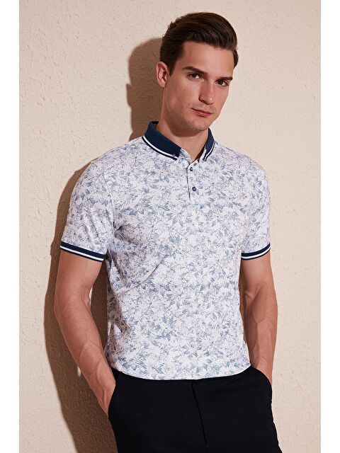 Buratti Pamuklu Slim Fit Düğmeli Polo Tişört 646B3300 - S000008511-20063