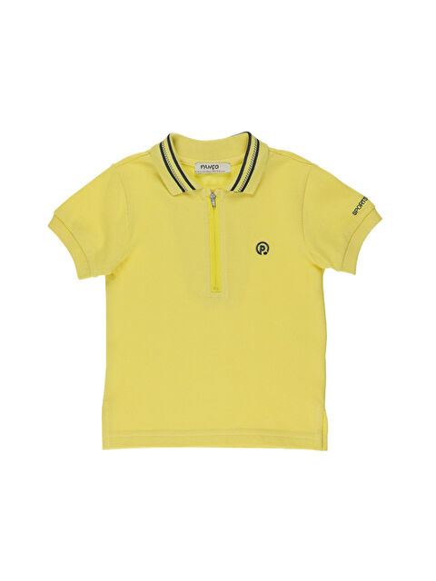 Panço Erkek Bebek Sarı Polo Yaka Tişört - S000257888-20072