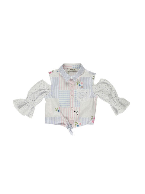 Panço Kız Bebek Desenli Gömlek - S000257842-20063