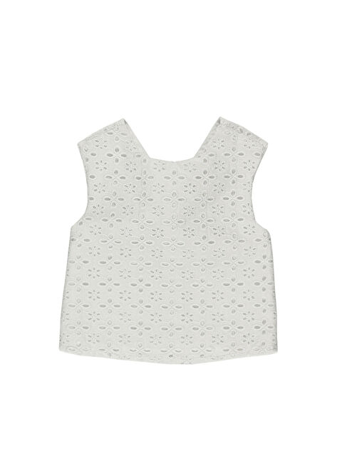 Panço Kız Çocuk Brode Bluz - S000258998-20063