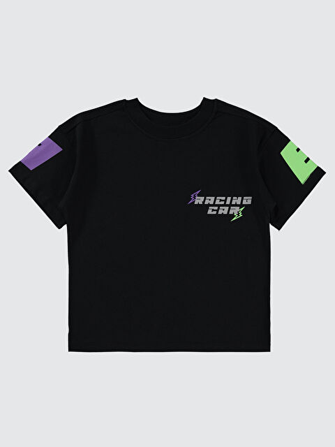 Civil Erkek Çocuk Tişört 10-13 Yaş Siyah