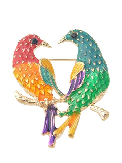 Pelin Aksesuar Kuşlar Broş - S000052557-23173