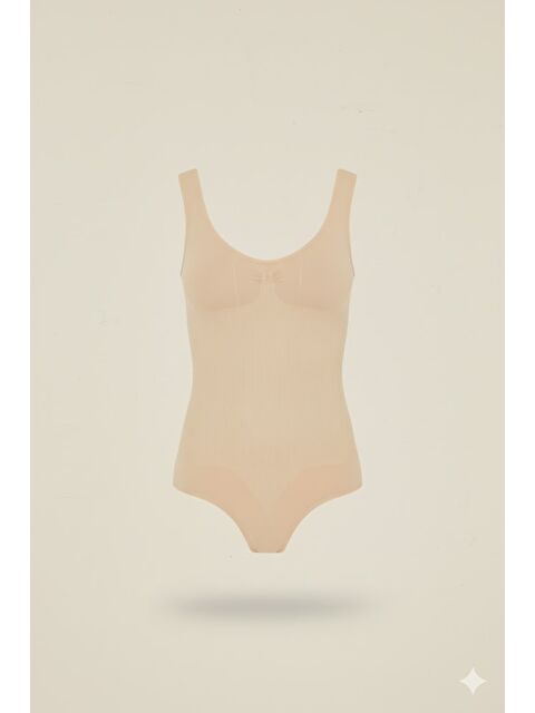 C&City C11924 Kalın Askılı Çıtçıtlı Body Ten - S000223003-26407