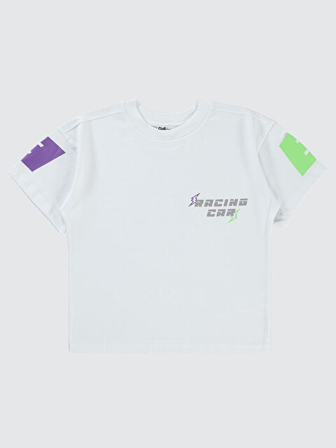 Civil Erkek Çocuk Tişört 10-13 Yaş Beyaz - S000283823-20063