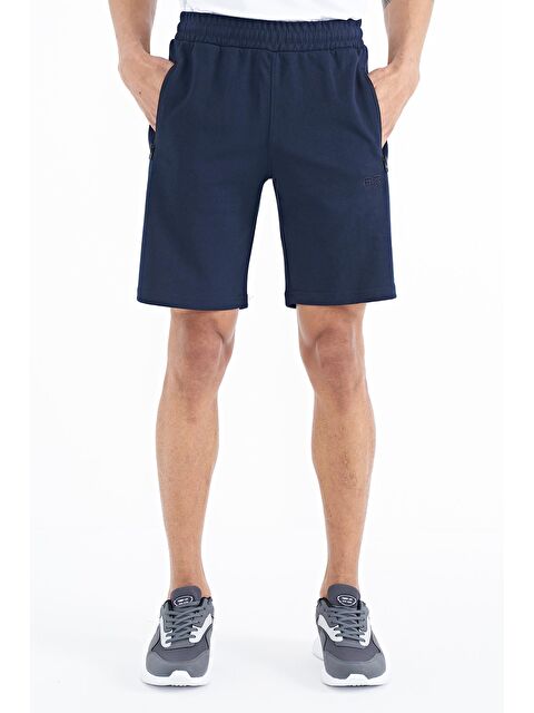 Air Jones Ryan İndigo Cepli Standart Kalıp Erkek Şort - 81239 - S000030918-23093