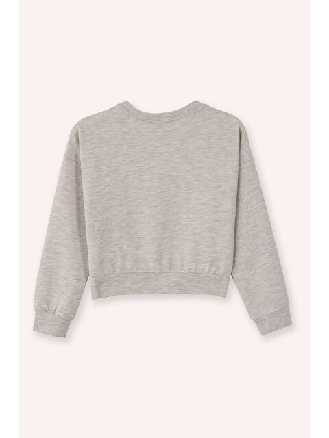 Panço Kız Çocuk Sweatshirt PUDRA - S000371264-37208