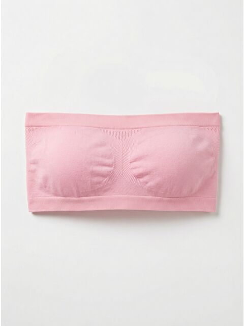 C&City C14002 Dikişsiz Straplez Büstiyer Pembe Neon - S000222105-20024